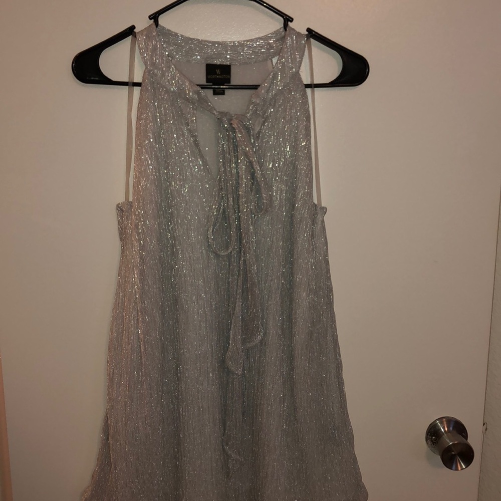 Sparkling sliver top